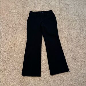 GAP Women's Black Harper Mid-Rise Flare Pants 8L